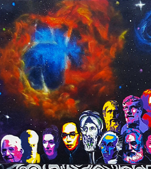 os 100 Scientists of the Science Graffiti